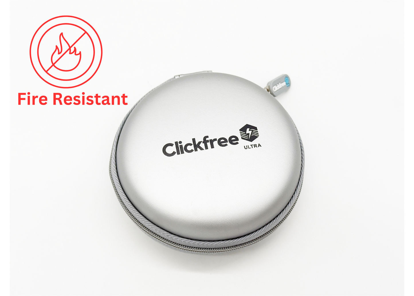 Fire Resistant Travel Case for Clickfree Ultra