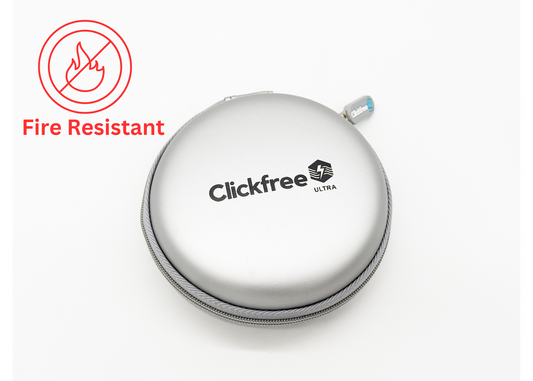 Fire Resistant Travel Case for Clickfree Ultra